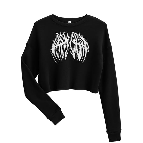 Never Quit Metal Edition Crop Sweatshirt